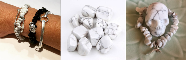 Howlite | Tumbles Multiple Weights | Crystal aesthetic, Crystal healing  stones, Crystals healing properties